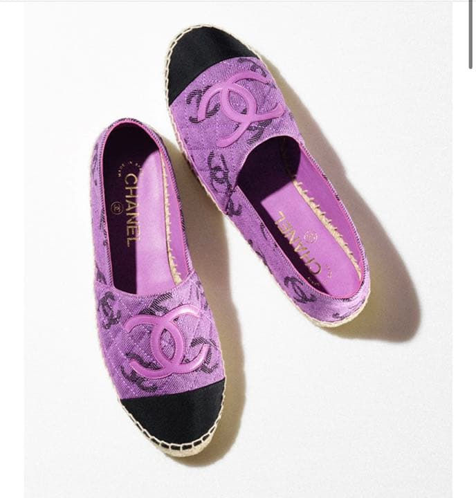 新品未使用　激レア　エスパドリーユ　CHANEL シャネル　靴　実物写真あり