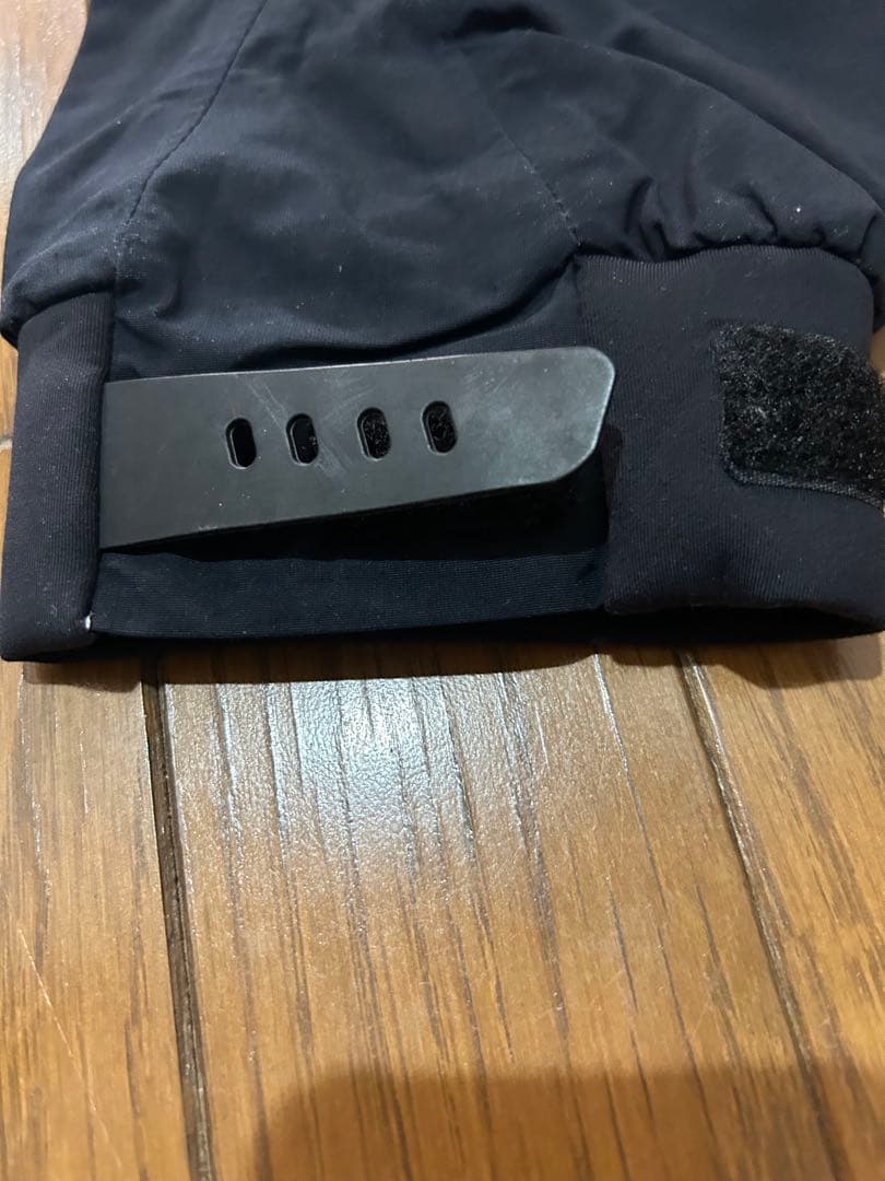 【ジャンク品】がまかつGM3500 ゴアテックスレインスーツ ブラックゴールドL