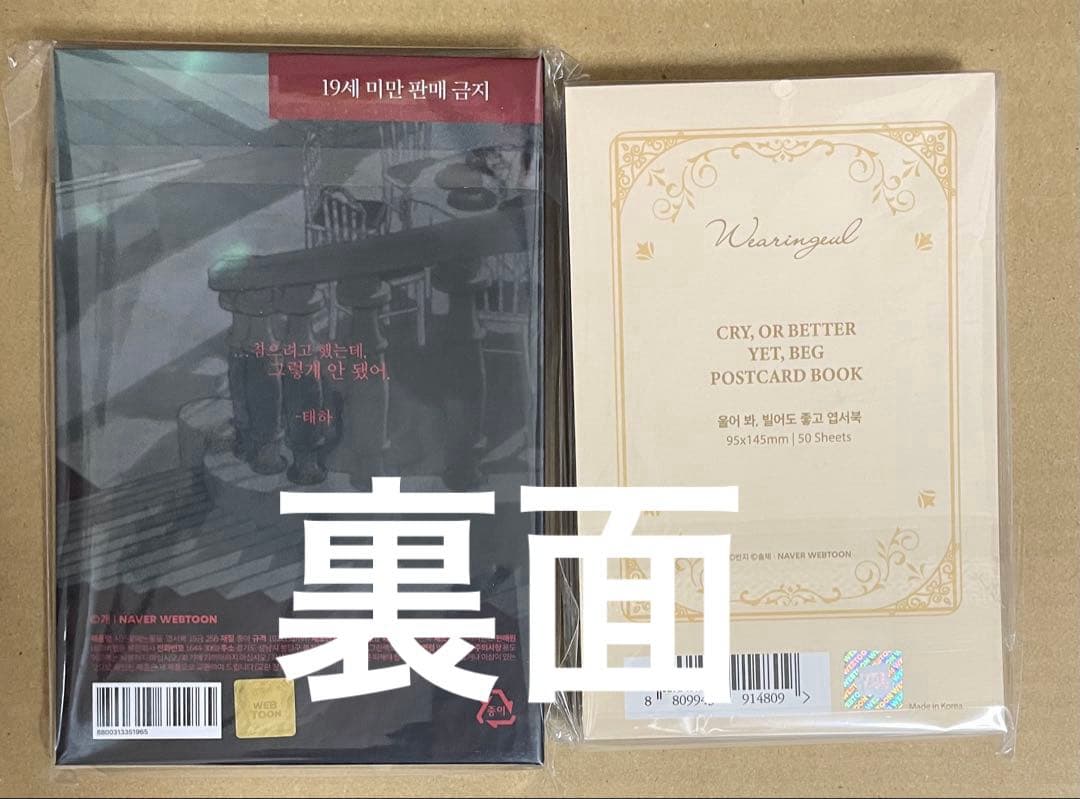 【正規品】枯れた花に涙を　泣いてみろ、乞うてもいい　ポストカード　はがきブック