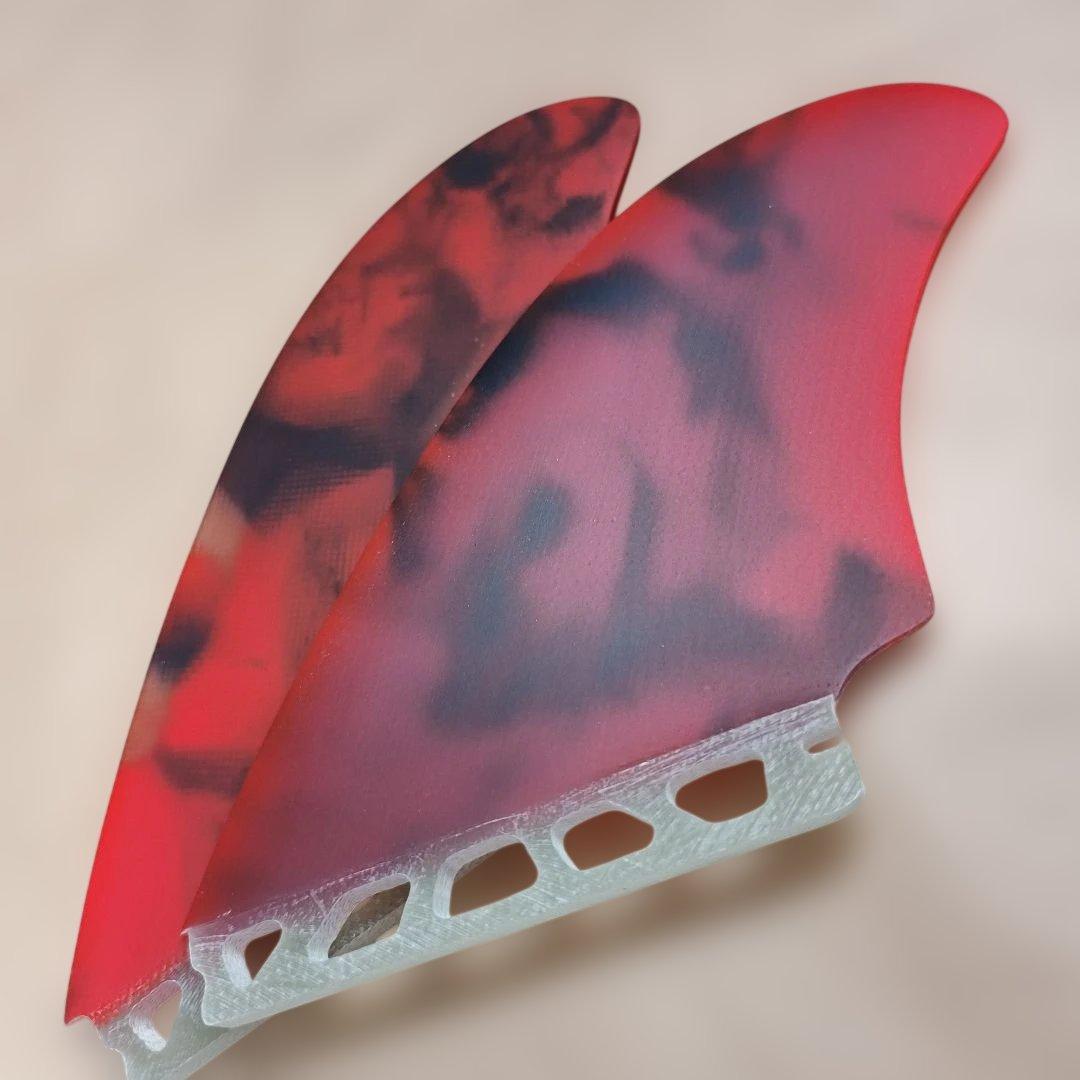 アートグラス仕様　クワッドフィン　フューチャーフィン対応　マチャドクワッド系