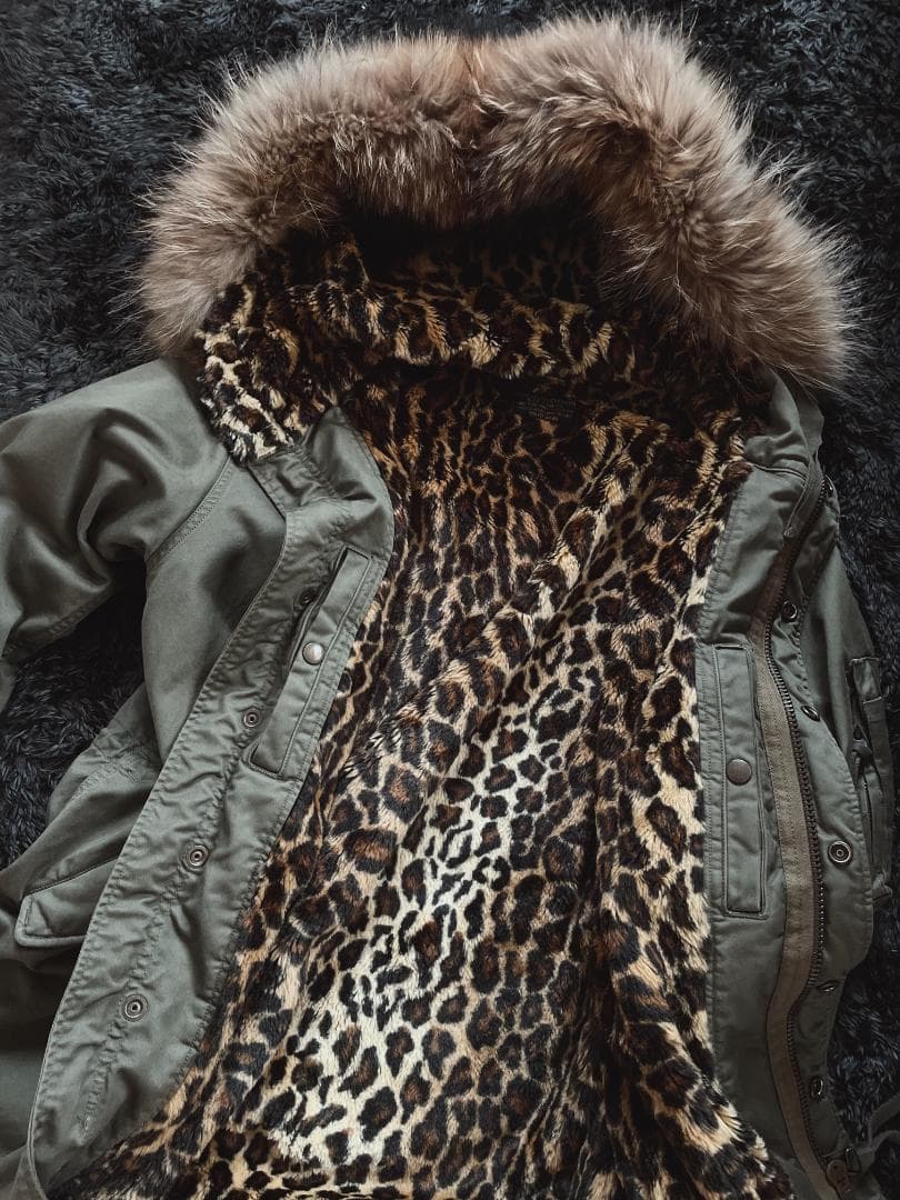 ワコマリア レオパード モッズコート S WACKO MARIA