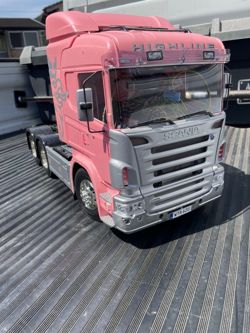 タミヤ　トレーラーヘッドのみ　スカニア　フルオペ