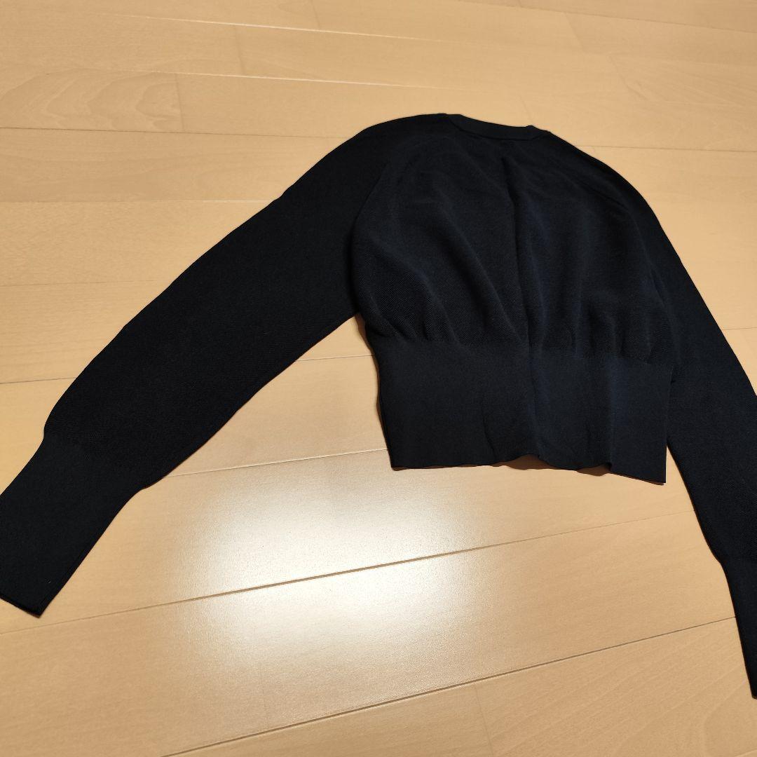 極美品 フレッドペリー × レイビームス / 別注 Vネックカーディガン 黒