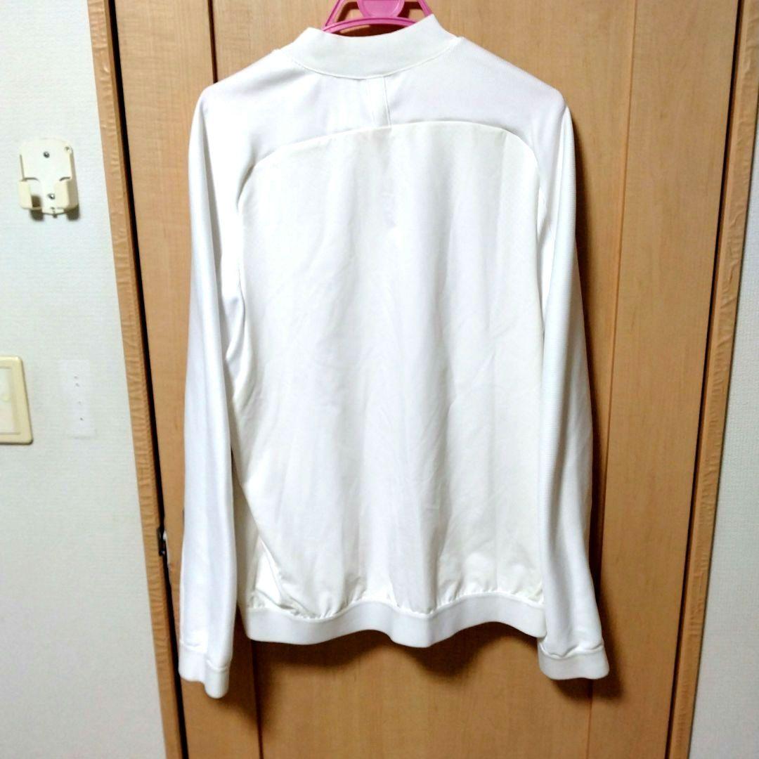 ナイキドライフィットラファエル・ナダル 白/クリーム ウォームアップジャケット