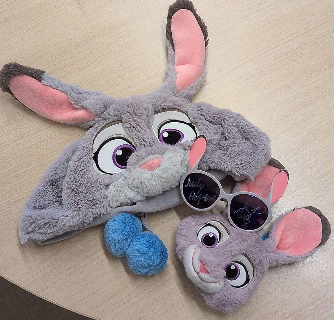 ジュディ・ホップス キャラクター帽子 サングラスショルダーバッグ3点セット