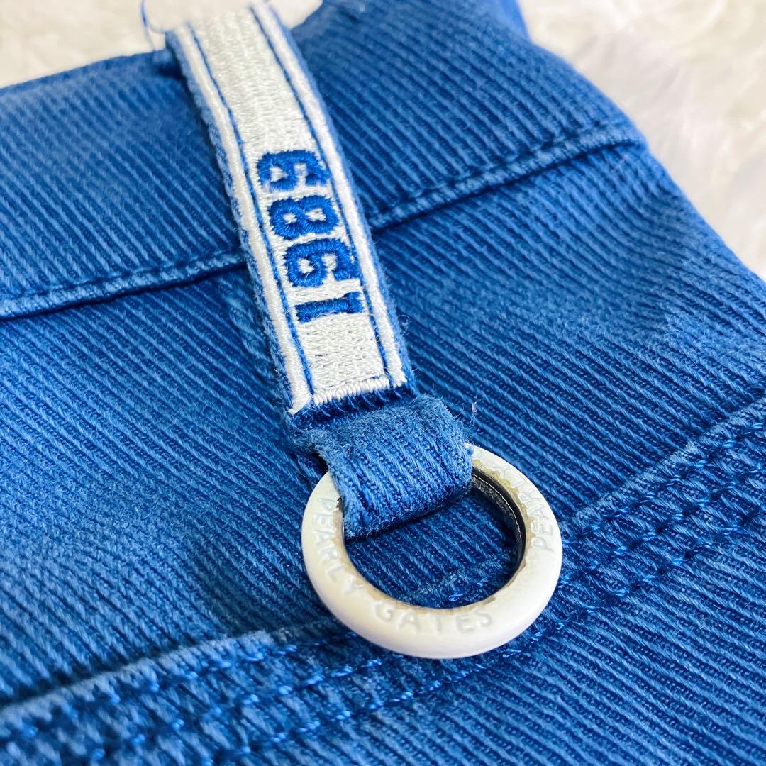 パーリーゲイツ ゴルフパンツ カラーデニム ストレッチ サイズ6