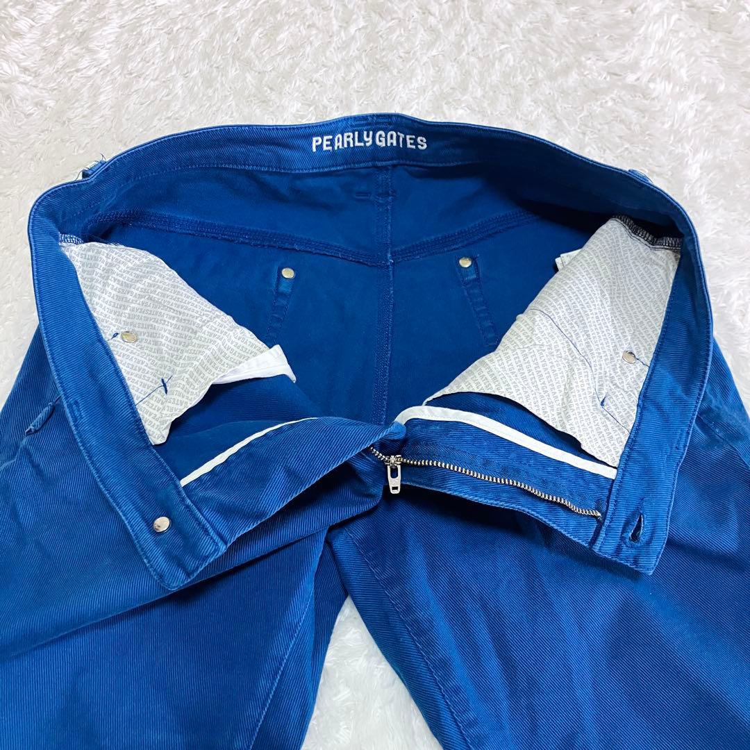 パーリーゲイツ ゴルフパンツ カラーデニム ストレッチ サイズ6