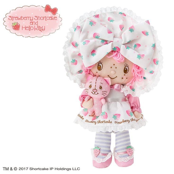 【激レア】キティ✖︎ストロベリーショートケーキ　ぬいぐるみ　イチゴ　サンリオ
