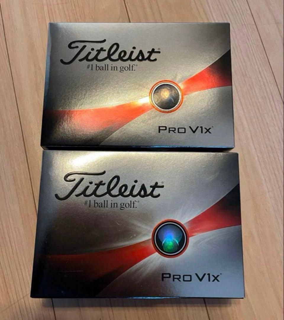 タイトリスト　v1x pro 2ダース　新品
