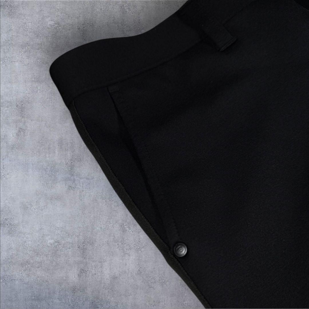 極美品 BRIEFIMG ブリーフィングサイドロゴ パンツ GOLF ゴルフ 黒