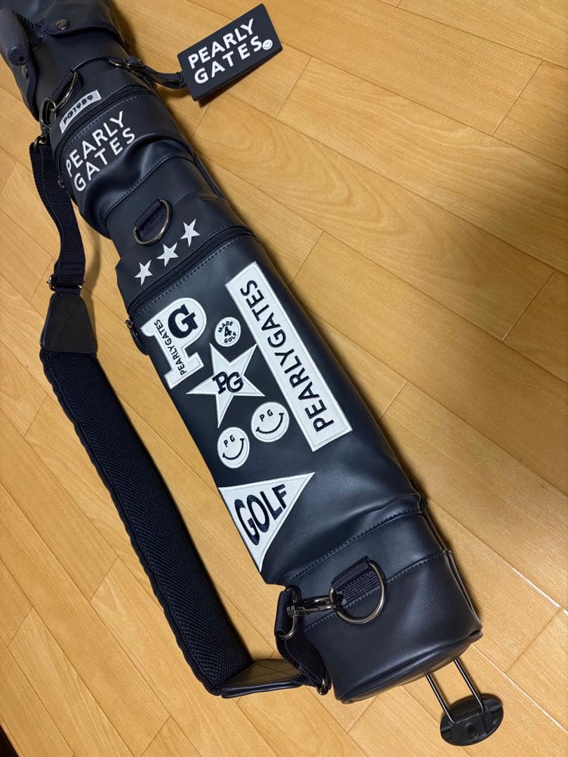 PEARLY GATES セルフスタンドバッグ ネイビー