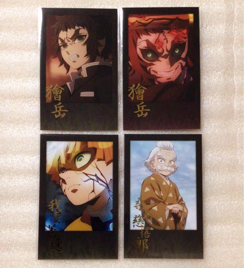 鬼滅の刃　ufotable ダイニング　チェキ風ブロマイド　獪岳　善逸　桑島