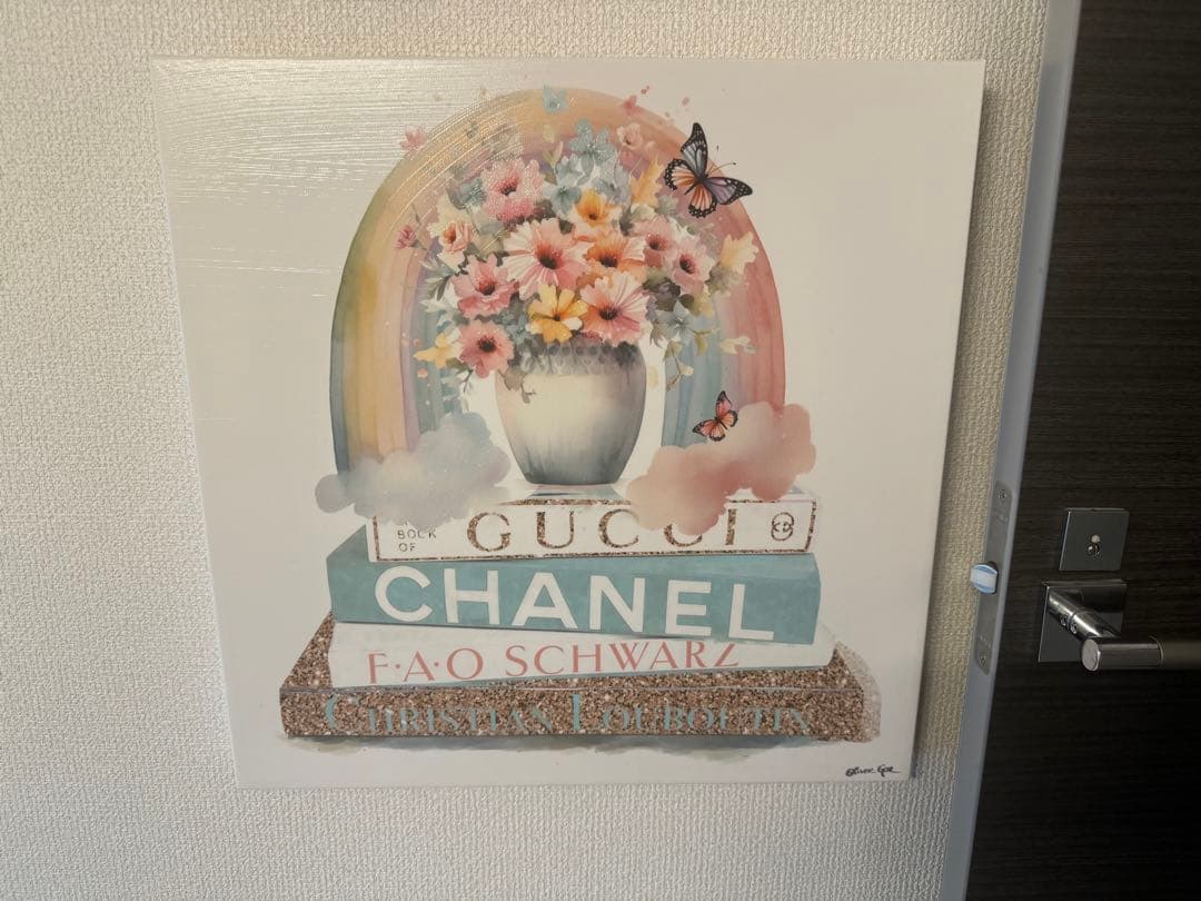 GUCCI＆CHANEL コラボ絵 海外正規品
