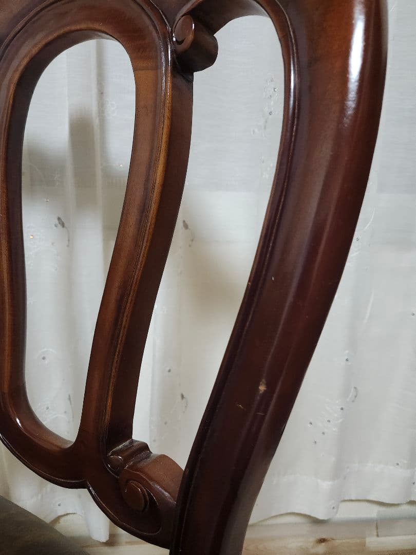 クラシック 木製チェア ブラウン