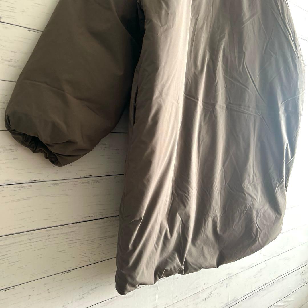 MUJI 無印良品 水を弾くスタンドカラーダウンコートオーバーサイズ男女
