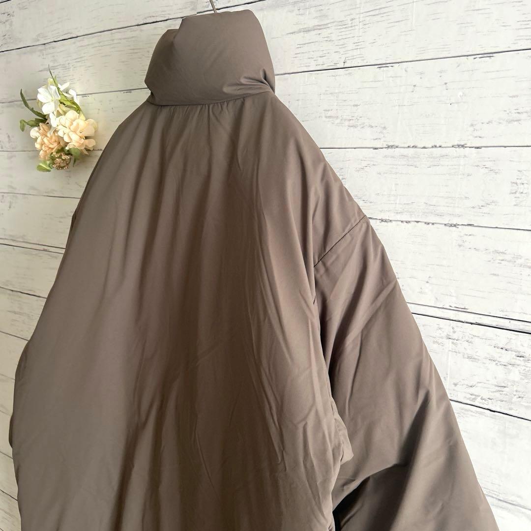 MUJI 無印良品 水を弾くスタンドカラーダウンコートオーバーサイズ男女