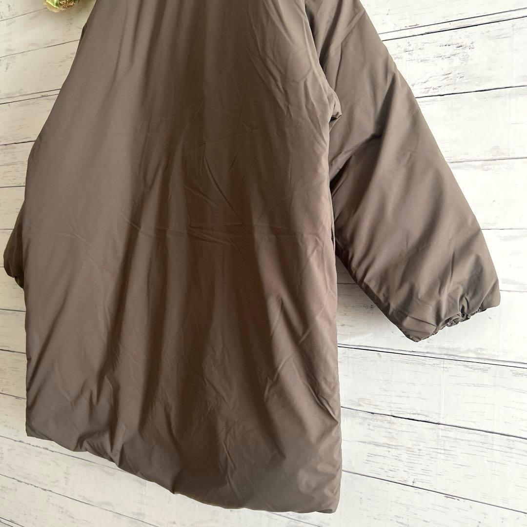 MUJI 無印良品 水を弾くスタンドカラーダウンコートオーバーサイズ男女