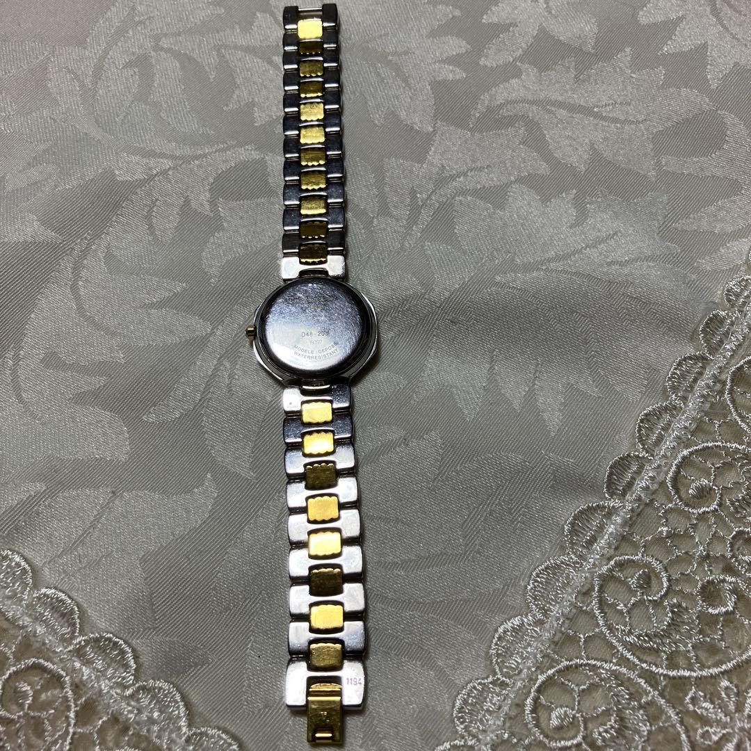 クリスチャン　ディオール シルバーコンビ　オクタゴン　 レディース腕時計