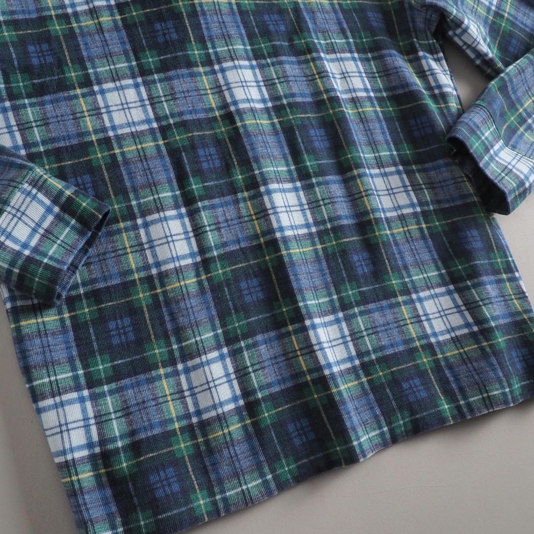 ラルフローレン　新品タグ付き　スウェット　ハーフジップ　チェック柄