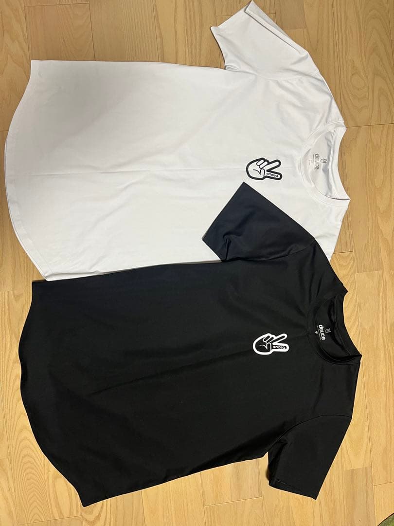 deuce ピースサイン 半袖シャツ 2枚セット