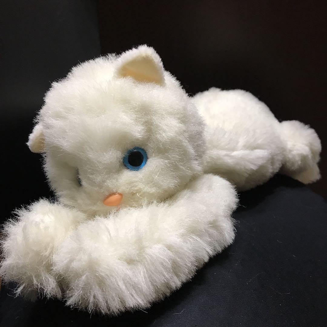 ぬいぐるみ　猫　ねこ　ペルシャ猫　創美社　レトロ　レア❣️