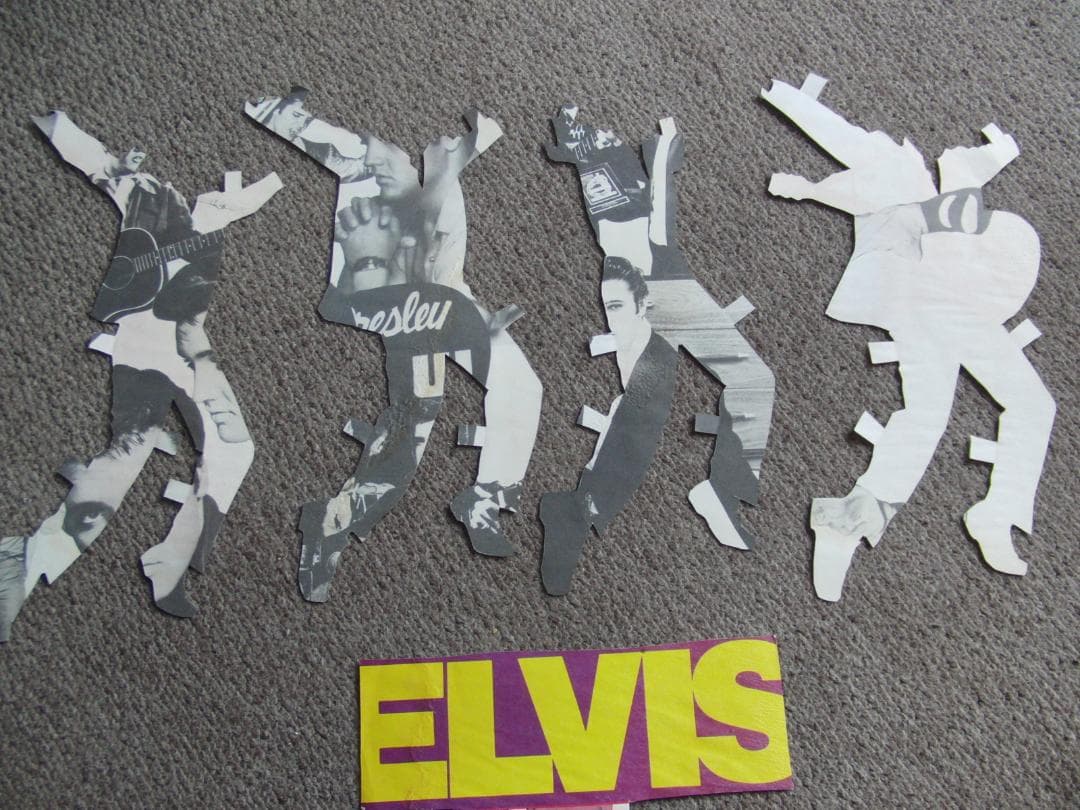 ★超希少 エルビス・プレスリー 切り抜き 着せ替え 紙製2パターン