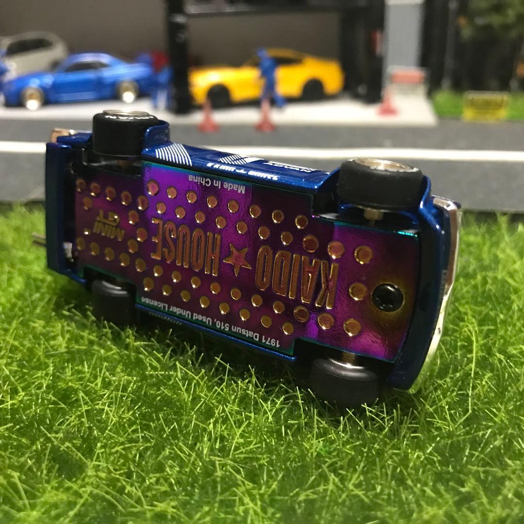 miniGT ダットサンKAIDO 510ワゴン　ブルー　開封品