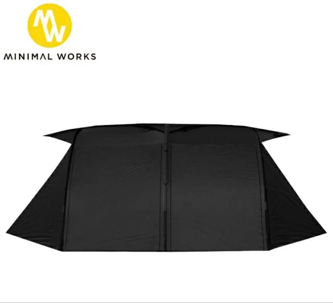 黒新品53%of MINIMAL WORKS Vハウス テント M ブラック