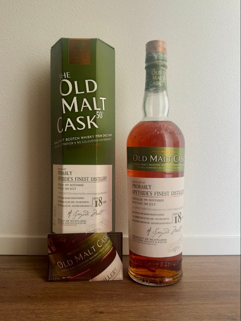 オールドモルトカスク　スペイサイドファイネスト(グレンファークラス) 18年