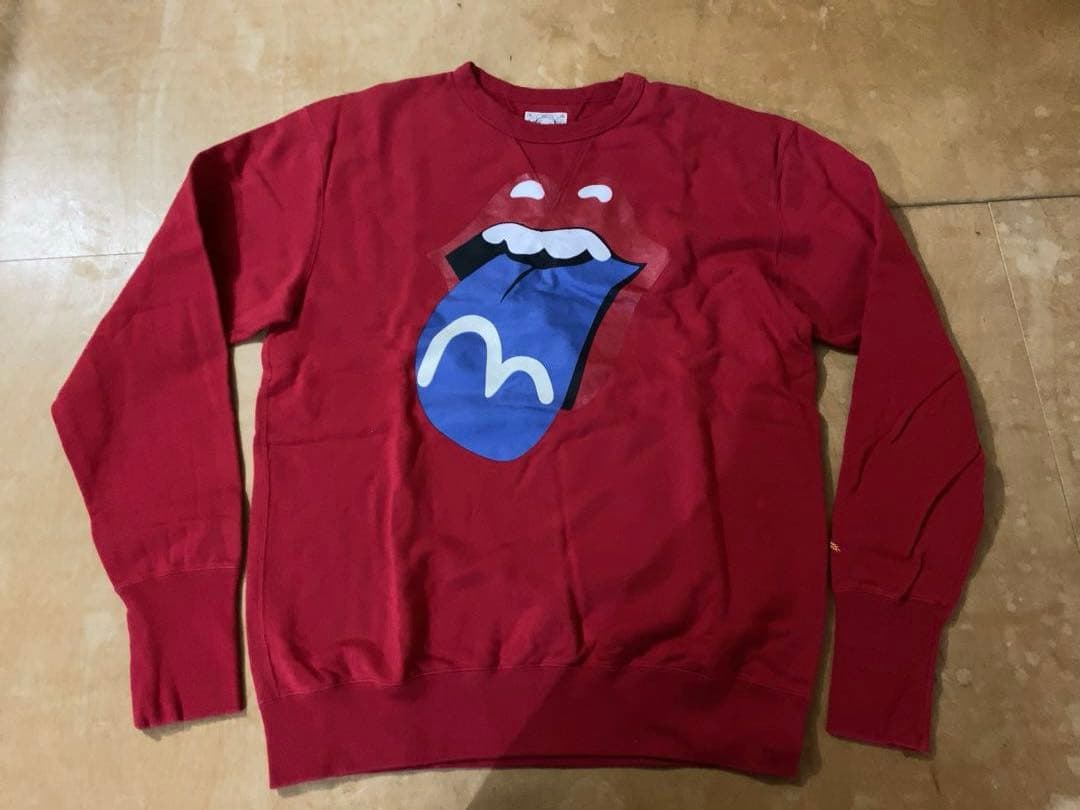 EVISU ローリングストーンズパロディトレーナー