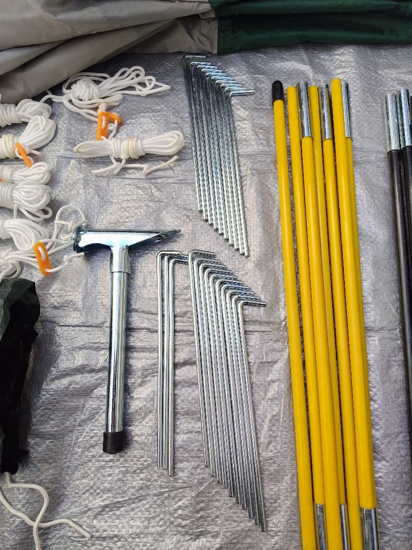 最終値下げ　CAPTAIN STAG CSツールームドームUV 3～4人用