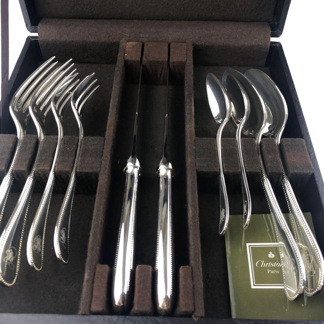 Christofle カトラリーセット 収納ケース付き