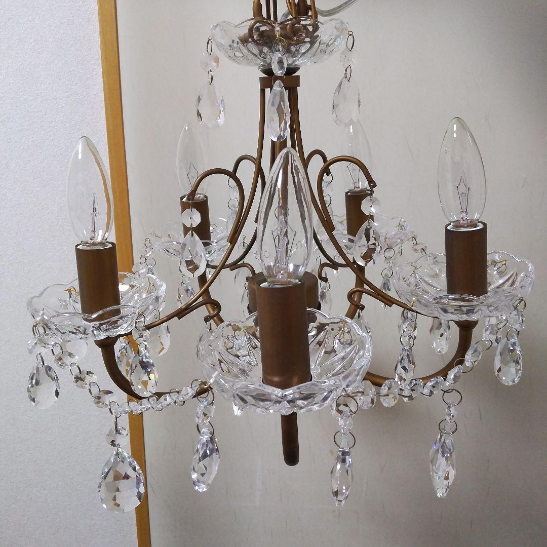 東京インテリア アンティーク風シャンデリア 5灯