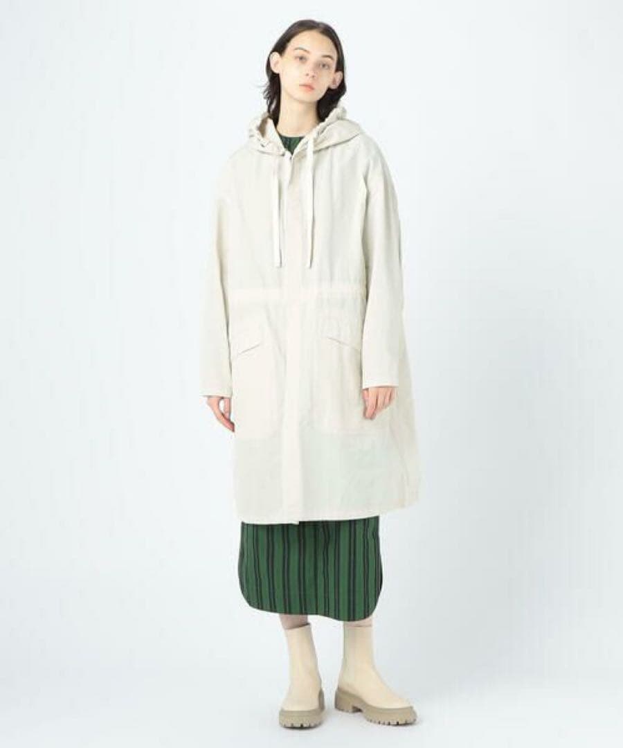 【トゥモローランド】　コットンポリエステルメモリーグログラン モッズコート