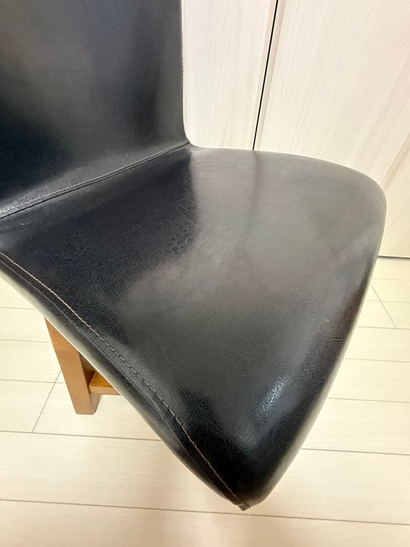 【中古品】MORI SHIGE モリシゲ 北欧風 アンティーク 回転チェア