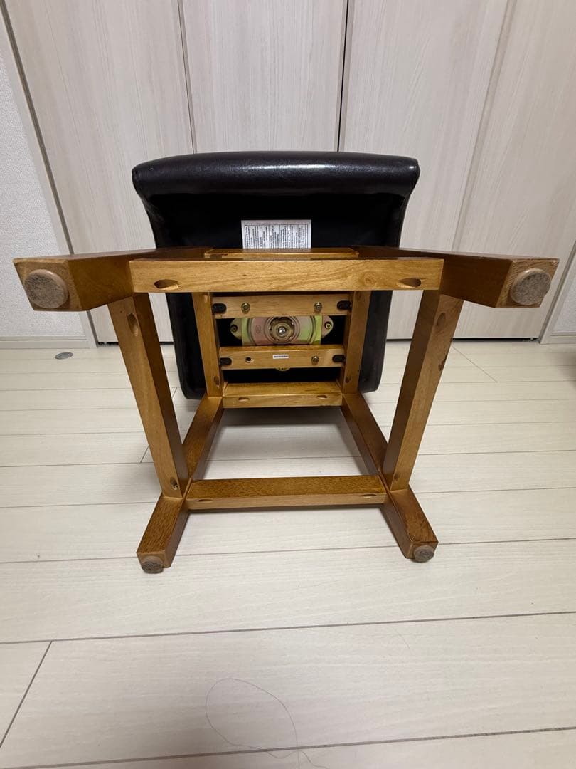 【中古品】MORI SHIGE モリシゲ 北欧風 アンティーク 回転チェア