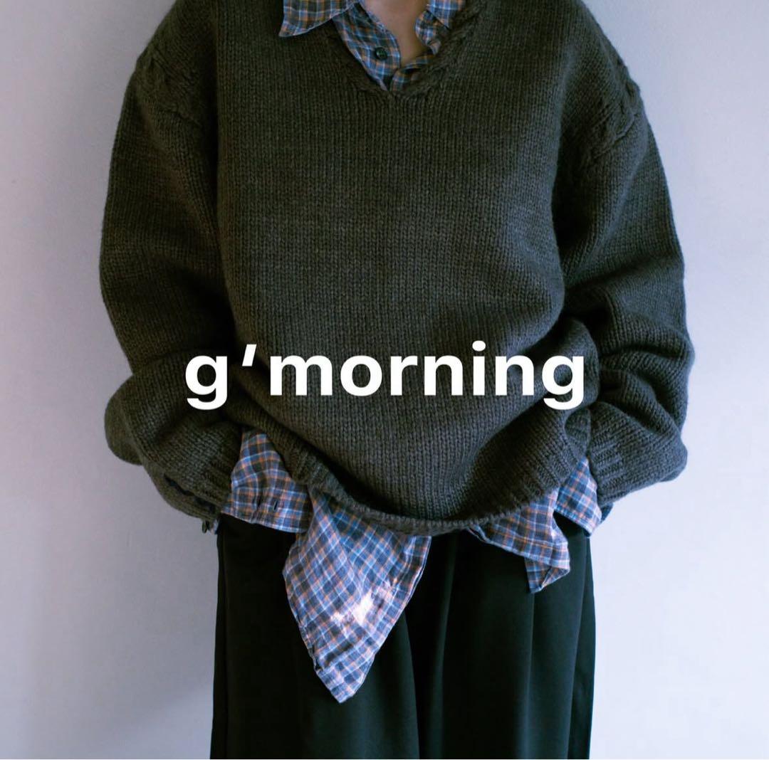 g'morning Vネックニット