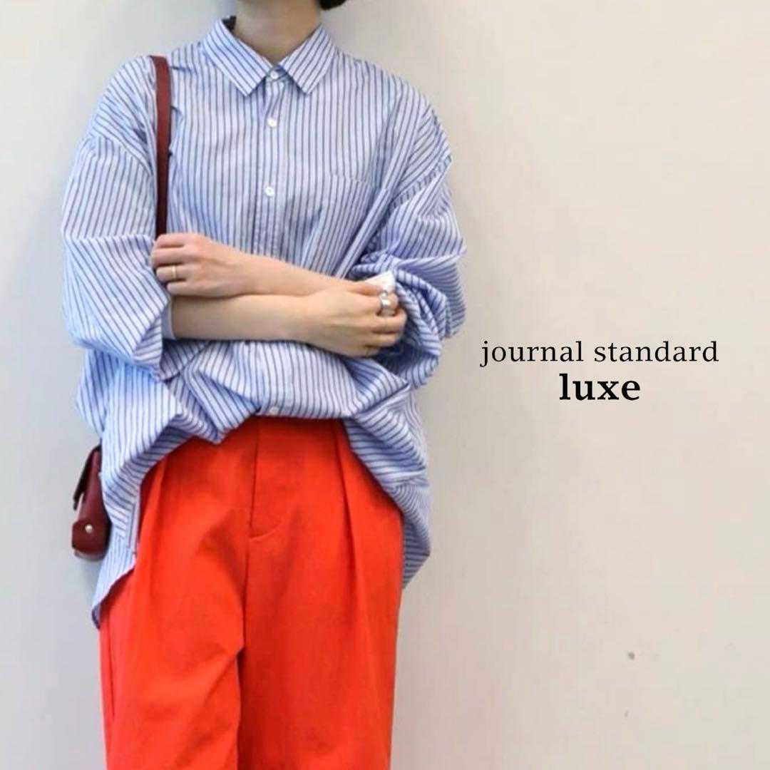 journal standard luxe MARCH SH ストライプ シャツ