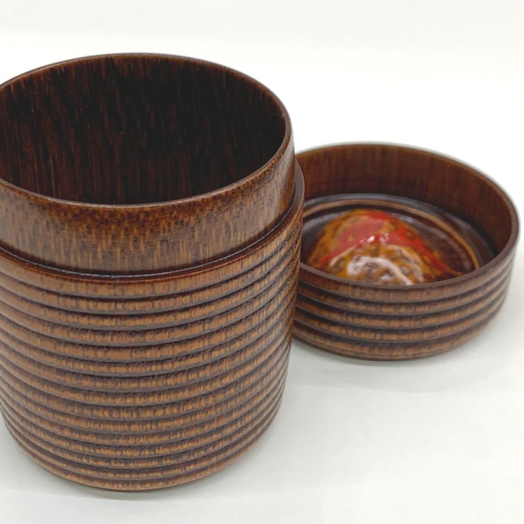 【竹棗】福田慶造　共箱