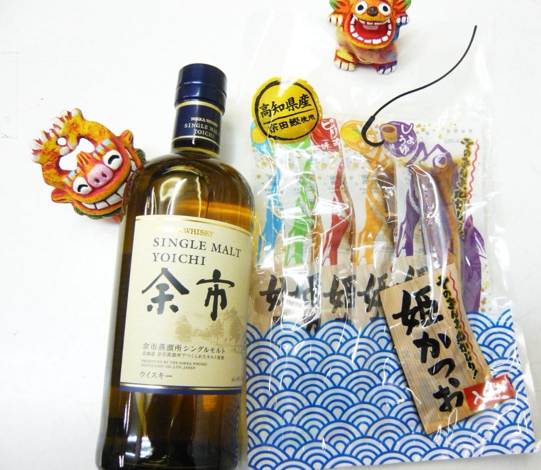 ニッカウイスキー　余市　700ｍｌ　正月は姫かつおで一杯やっか～な～