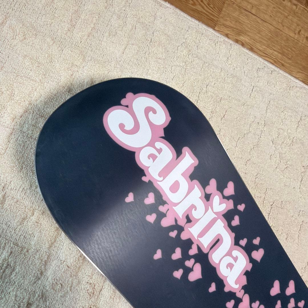 Sabrina スノーボード　144cm HEADビンディング　キスマークバッグ