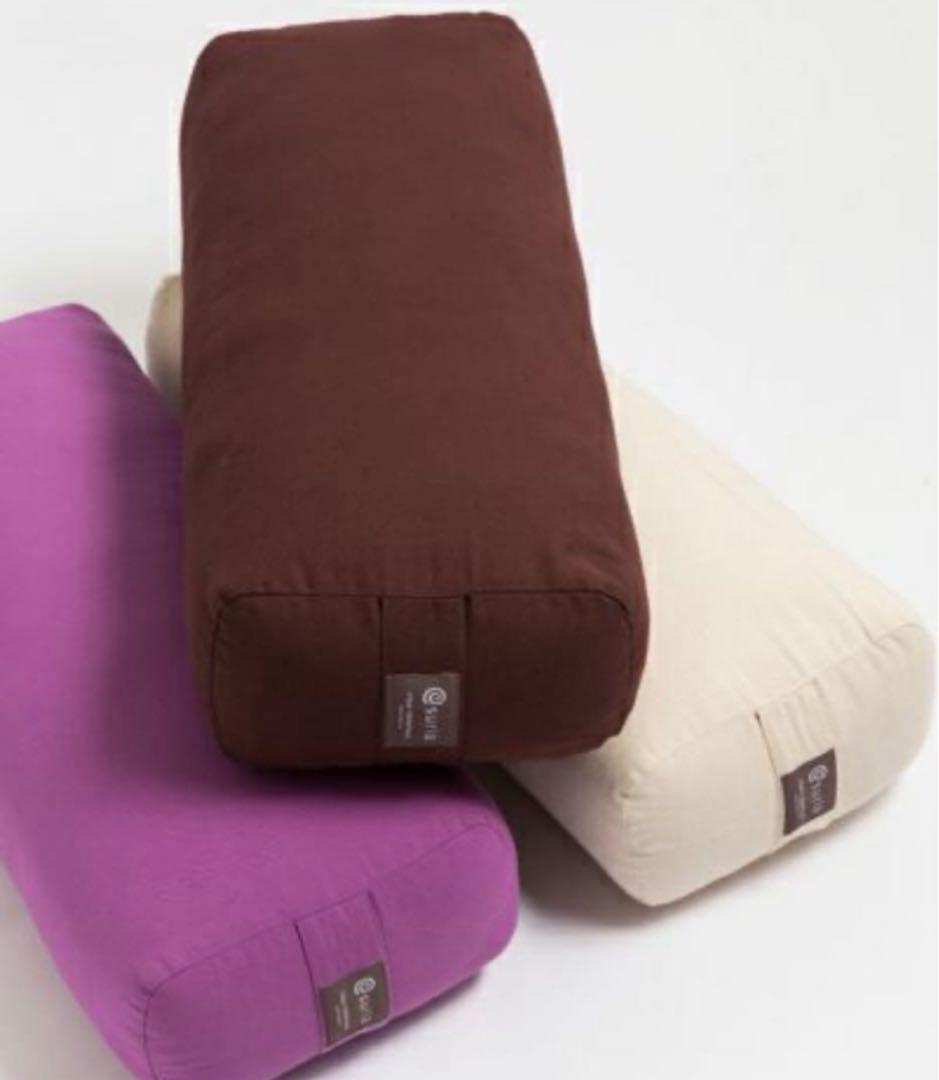 suria ヨガ　ボルスター チョコレート　ブラウン