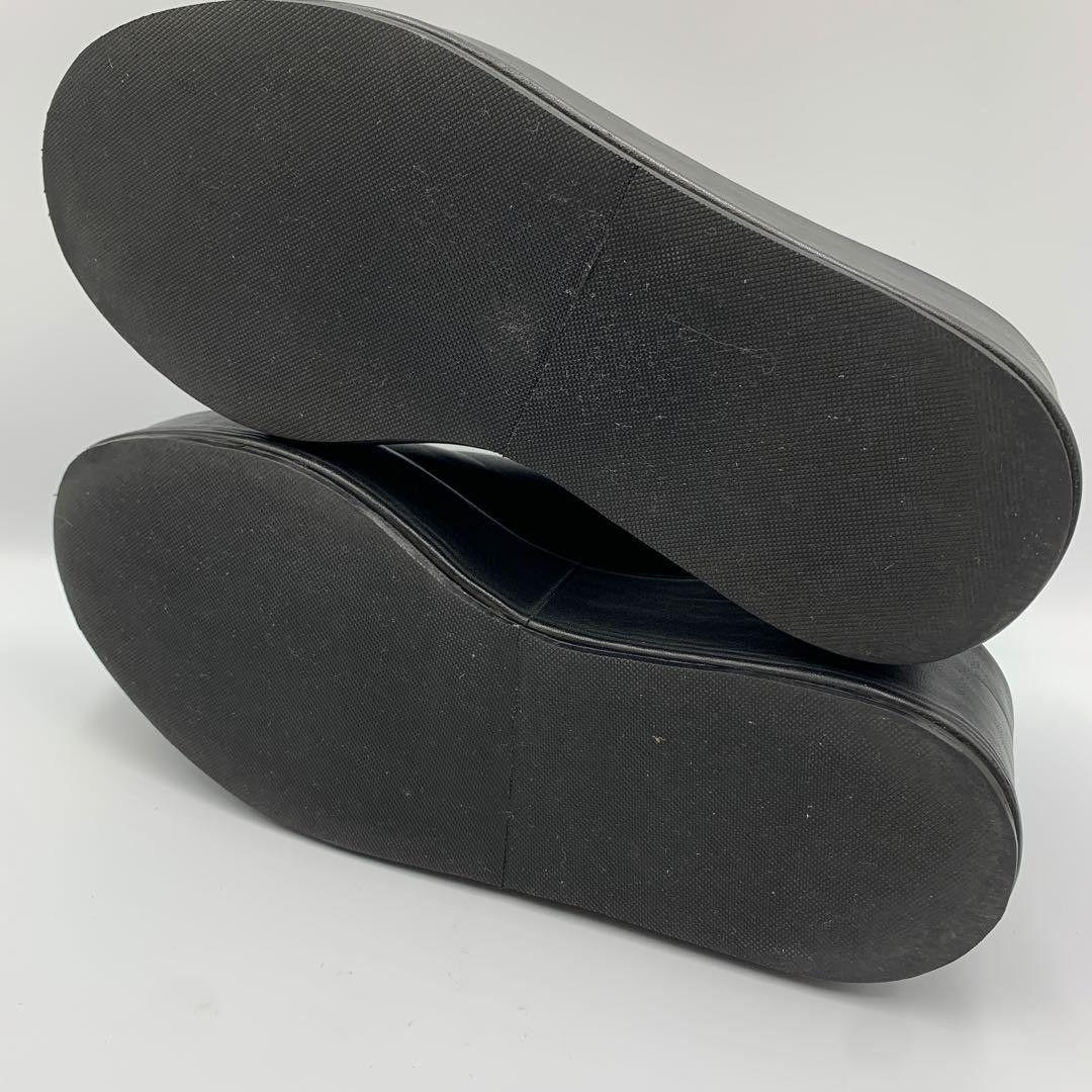 AWA様✨【近年モデル 松本恵奈着用】クラネ　ボリュームソールシューズ　牛革　黒