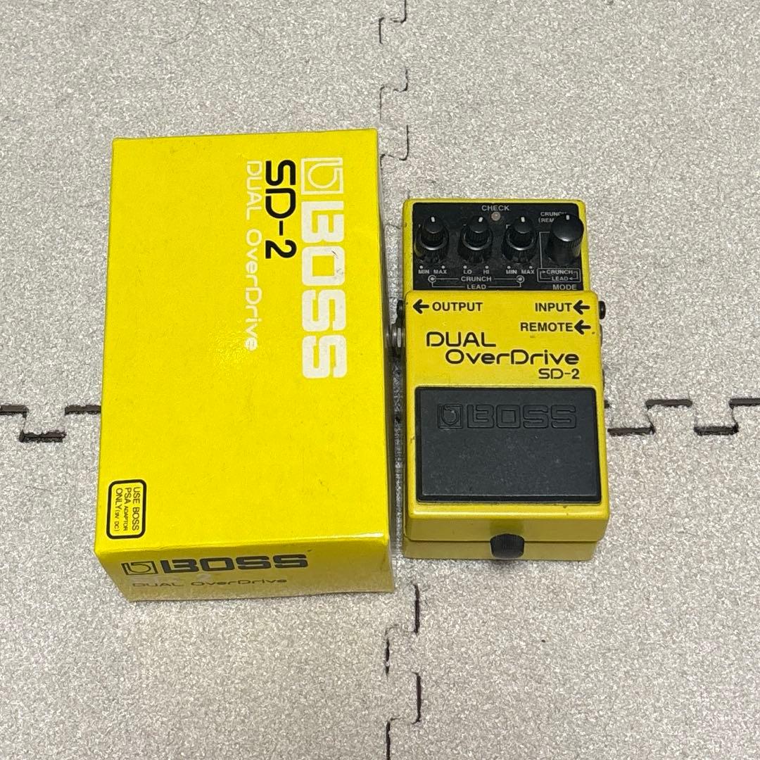 廃盤BOSS DUAL OverDrive SD-2