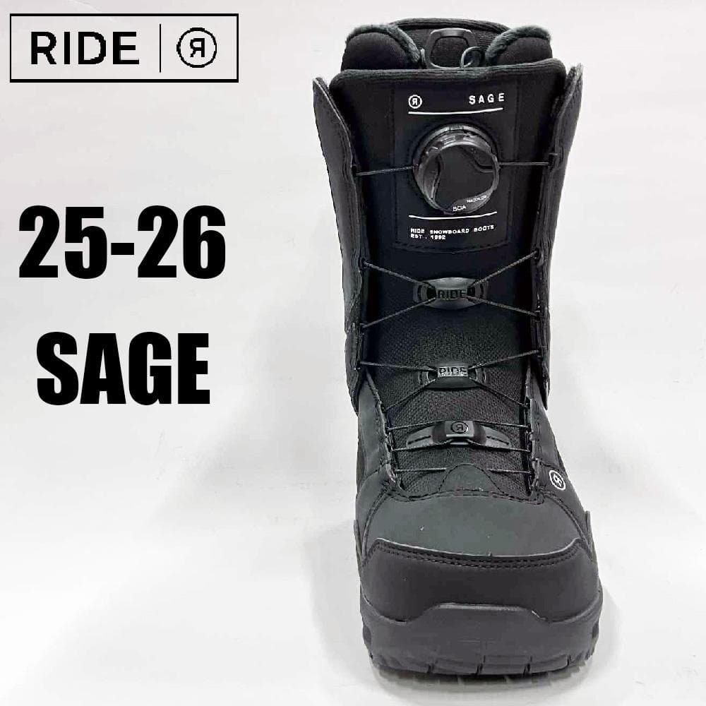 【新品】25-26 RIDE SAGE 24.5cm 女性用スノーボードブーツ