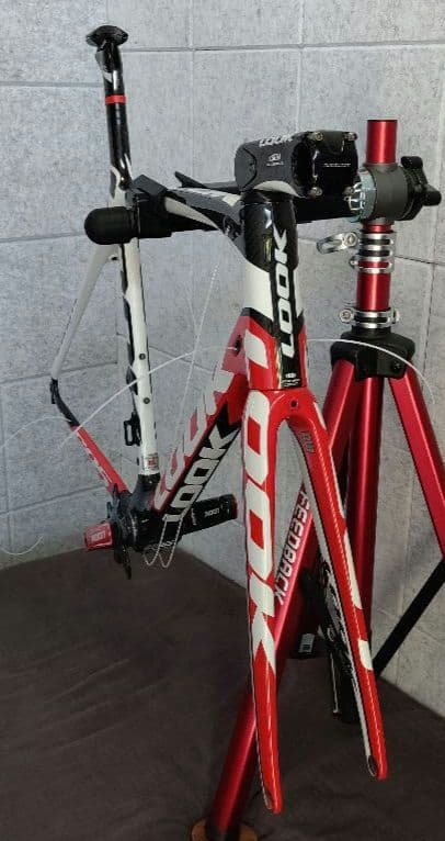 中古 2011 LOOK695 フレームセット Mサイズ コフィディスカラー