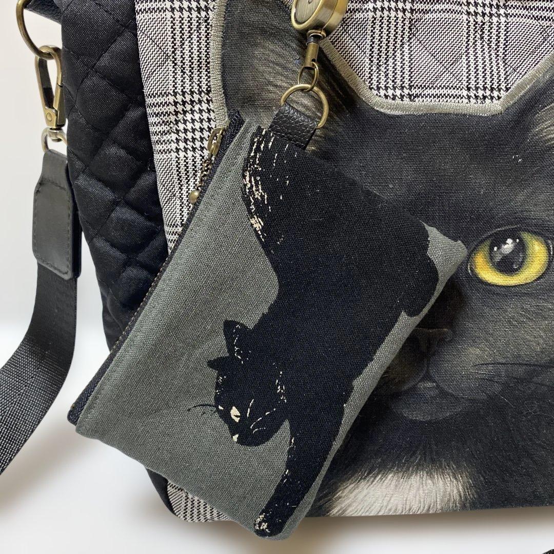 ☆*☆様 コヤンイサムチョン　ショルダートートバッグ　黒猫