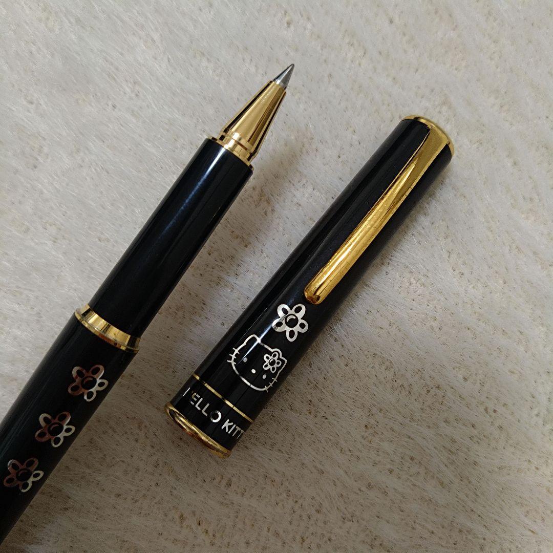 レア　ハローキティ シャープペン　ボールペンセット　花リボン