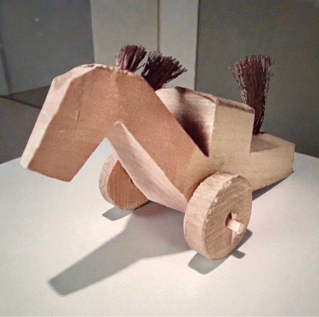 大分県廃絶郷土玩具 北山田のきじ馬②中山利市 午年飾り バーナードリーチ　民藝