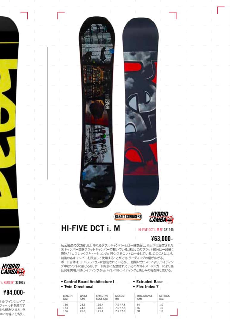 【HEAD】HI-FIVE DCT i.M150＋NX THREE M